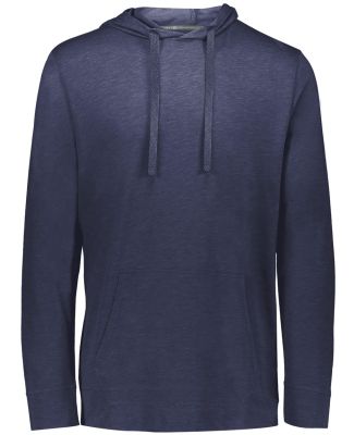 Holloway 222577 Repreve® Eco Hooded Sweatshirt in Navy heather