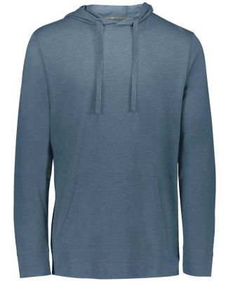 Holloway 222577 Repreve® Eco Hooded Sweatshirt in Storm heather