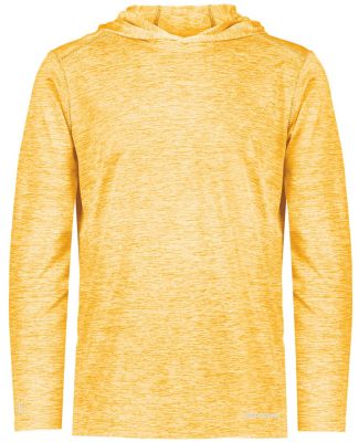Holloway 222589 Electrify CoolCore® Hooded Pullov in Gold heather