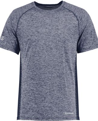 Holloway 222671 Youth Electrify CoolCore® T-Shirt in Navy heather