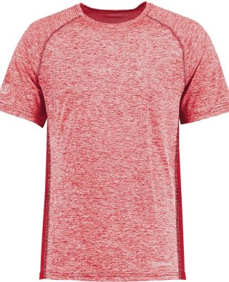 Holloway 222671 Youth Electrify CoolCore® T-Shirt in Scarlet heather