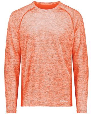 Holloway 222670 Youth Electrify CoolCore® Long Sl in Orange heather