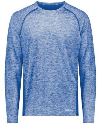 Holloway 222670 Youth Electrify CoolCore® Long Sl in Royal heather