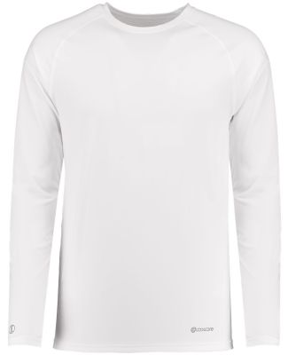Holloway 222670 Youth Electrify CoolCore® Long Sl in White