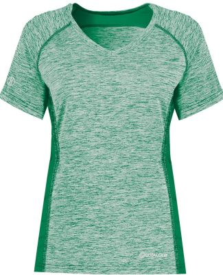 Holloway 222771 Women's Electrify CoolCore® V-Nec in Kelly heather