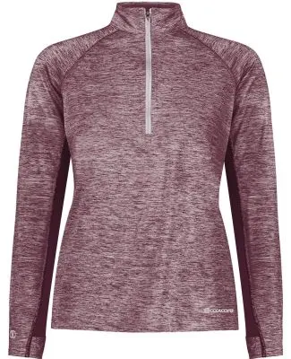 Holloway 222774 Women's Electrify CoolCore® Quart in Maroon heather