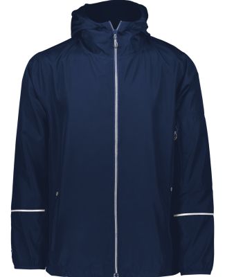 Holloway 229582 Packable Hooded Jacket in Navy