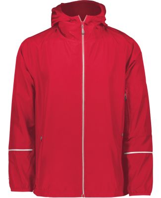 Holloway 229582 Packable Hooded Jacket in Scarlet