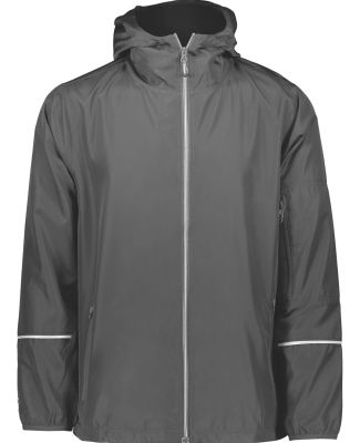 Holloway 229582 Packable Hooded Jacket in Carbon