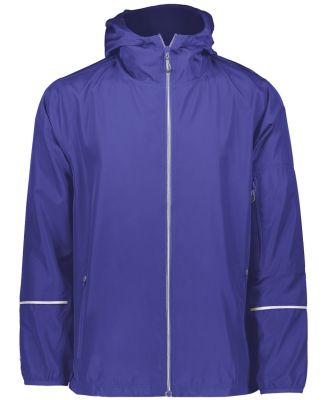 Holloway 229582 Packable Hooded Jacket in Purple
