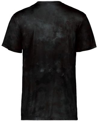 Holloway 222596 Cotton-Touch Cloud T-Shirt in Black cloud print