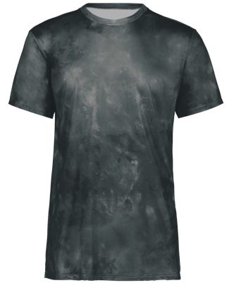 Holloway 222596 Cotton-Touch Cloud T-Shirt in Storm cloud print