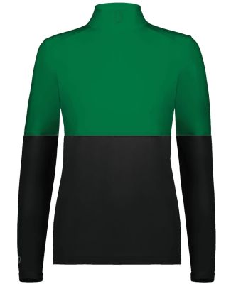 Holloway 223700 Women's Momentum Team Quarter-Zip  in Black/ kelly