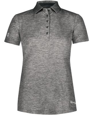 Holloway 222772 Women's Electrify CoolCore® Polo in Black heather