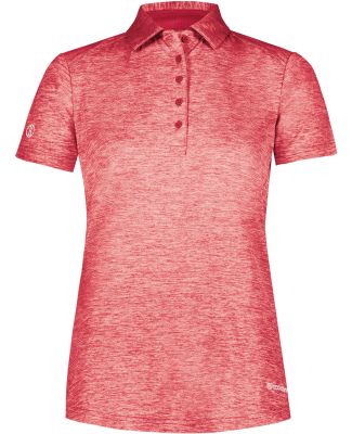 Holloway 222772 Women's Electrify CoolCore® Polo in Scarlet heather