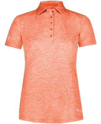 Holloway 222772 Women's Electrify CoolCore® Polo in Orange heather