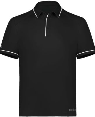 Holloway 222518 CoolCore® Polo in Black/ white