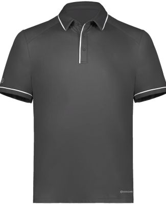Holloway 222518 CoolCore® Polo in Iron/ white