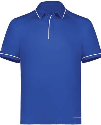 Holloway 222518 CoolCore® Polo in Royal/ white