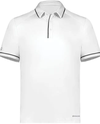 Holloway 222518 CoolCore® Polo in White/ black