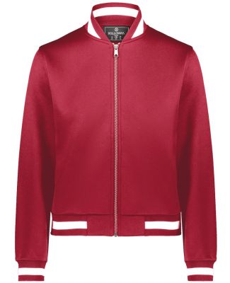 Holloway 223747 Women's V-Street Full-Zip Jacket in Scarlet/ white