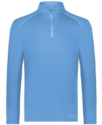 Holloway 222140 CoolCore® Quarter-Zip Pullover in Columbia blue