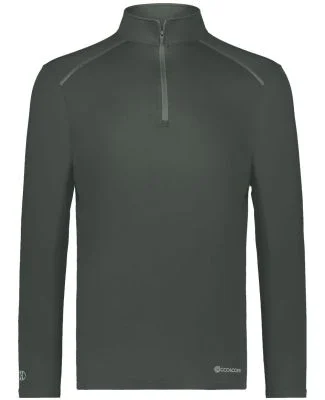 Holloway 222140 CoolCore® Quarter-Zip Pullover in Iron