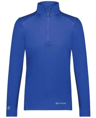 Holloway 222340 Women's CoolCore® Quarter-Zip Pul in Royal