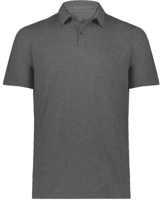 Holloway 223554 Eco Revive™ Ventura Soft Knit Po in Carbon heather