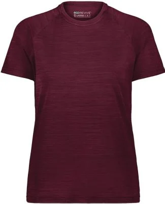 Holloway 222754 Eco Revive™ Women's All-Pro T-Sh in Maroon heather