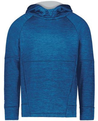 Holloway 223680 Youth All-Pro Performance Fleece H in Royal heather/ silver