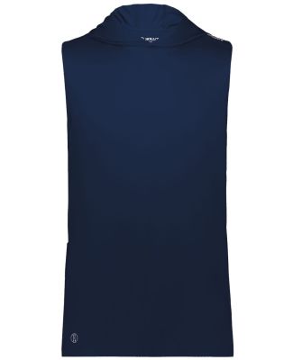 Holloway 222590 CoolCore® Sleeveless Hooded T-Shi in Navy