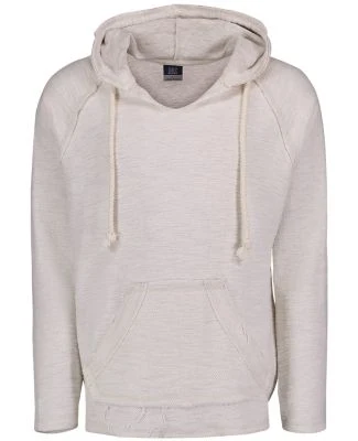 MV Sport 17118 Bonfire Baja Terry Hooded Sweatshir in Oatmeal