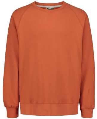 MV Sport 17116 Vintage Fleece Raglan Crewneck Swea in Vintage orange