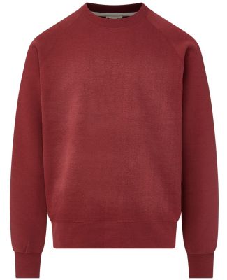 MV Sport 17116 Vintage Fleece Raglan Crewneck Swea in Cinnamon