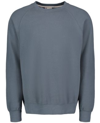 MV Sport 17116 Vintage Fleece Raglan Crewneck Swea in Marine