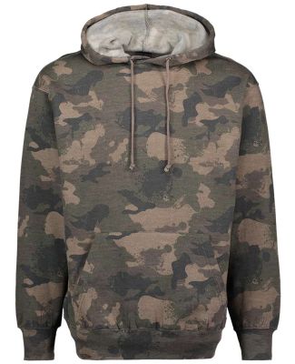 MV Sport 1290 Classic Fleece Tie-Dye Hooded Sweats in Camo