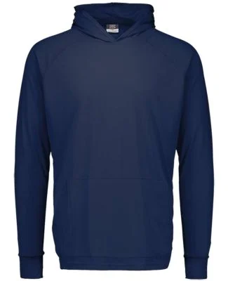 MV Sport 20450Y Youth Sunproof® Hooded Long Sleev in Navy