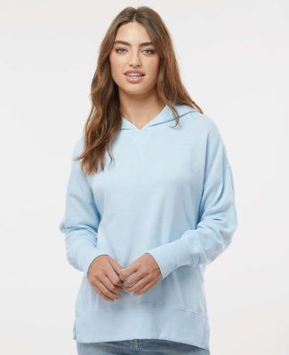 MV Sport W23720 Women's French Terry Hooded Sweats in Arctic blue