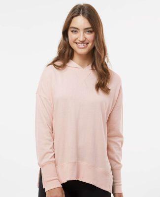 MV Sport W23720 Women's French Terry Hooded Sweats in Cameo pink