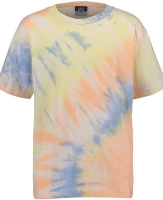 MV Sport 201Y Youth Crazy T-Shirt in Sunrise tie dye