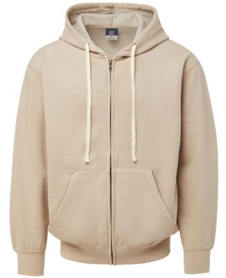 MV Sport 22132 Vintage Fleece Full-Zip Hooded Swea in Atmosphere