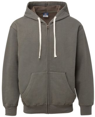 MV Sport 22132 Vintage Fleece Full-Zip Hooded Swea in Vintage granite