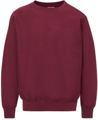 MV Sport 496 Pro-Weave® Crewneck Sweatshirt in Maroon
