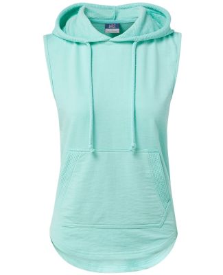 MV Sport W24131 Women's Kinsley Sleeveless Hooded  in Oasis