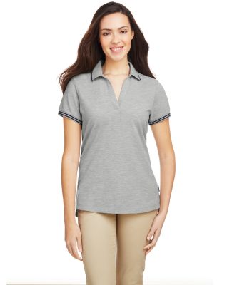Nautica N17168 Women's Deck Polo in Oxford heather