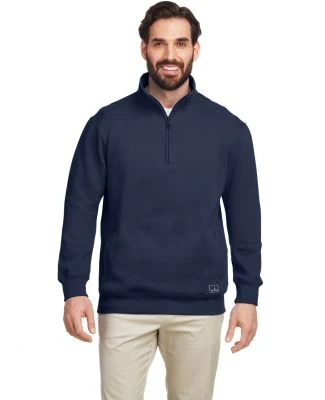 Nautica N17176 Anchor Fleece Quarter-Zip Sweatshir in Navy