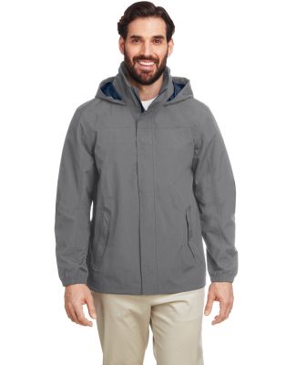 Nautica N17182 Voyage Hooded Rain Jacket in Graphite