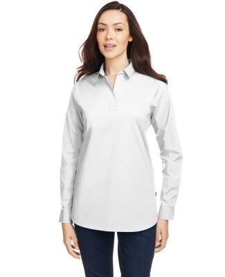 Nautica N17289 Women's Staysail Shirt in White