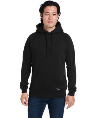 Nautica N17199 Anchor Fleece Hooded Sweatshirt in Black